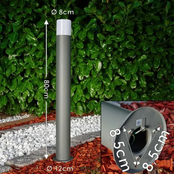 hofstein Borne lumineuse Buhrkall Anthracite, 1 lumière* Lampes Modernes