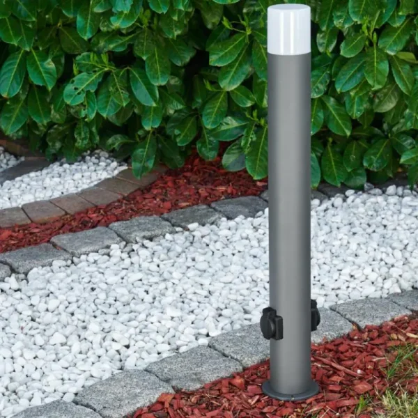 hofstein Borne lumineuse Buhrkall Anthracite, 1 lumière* Lampes Modernes
