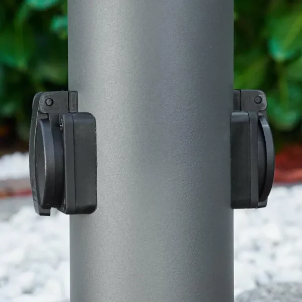 hofstein Borne lumineuse Buhrkall Anthracite, 1 lumière* Lampes Modernes