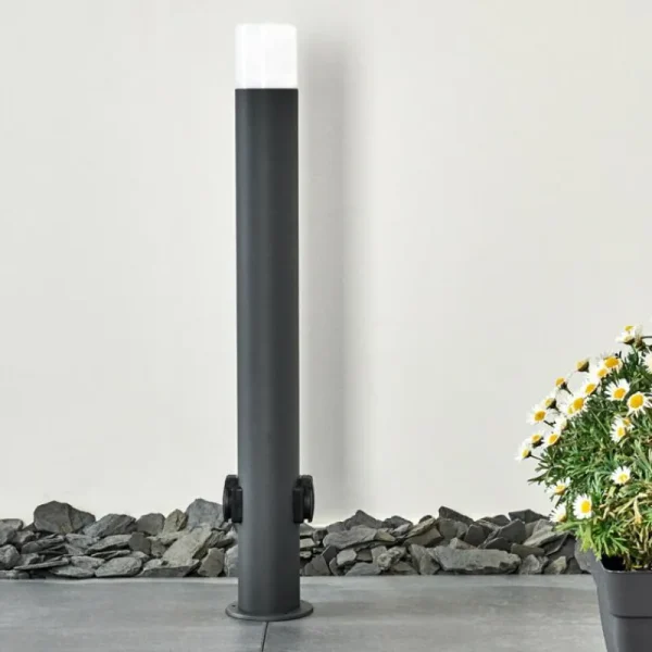 hofstein Borne lumineuse Buhrkall Anthracite, 1 lumière* Lampes Modernes