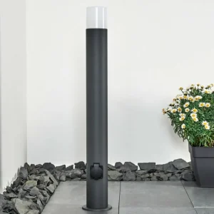 hofstein Borne lumineuse Buhrkall Anthracite, 1 lumière* Lampes Modernes
