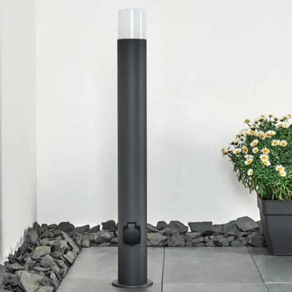 hofstein Borne lumineuse Buhrkall Anthracite, 1 lumière* Lampes Modernes