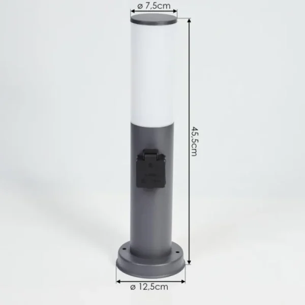 hofstein Borne lumineuse Caserta Anthracite, 1 lumière* Lampes Modernes