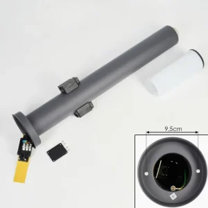 hofstein Borne lumineuse Caserta Anthracite, 1 lumière* Lampes Modernes
