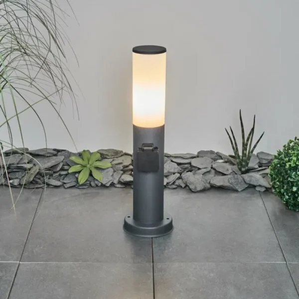 hofstein Borne lumineuse Caserta Anthracite, 1 lumière* Lampes Modernes