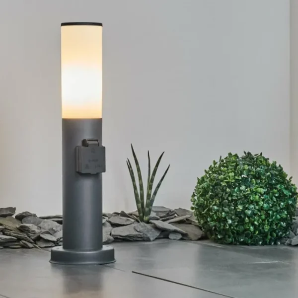 hofstein Borne lumineuse Caserta Anthracite, 1 lumière* Lampes Modernes