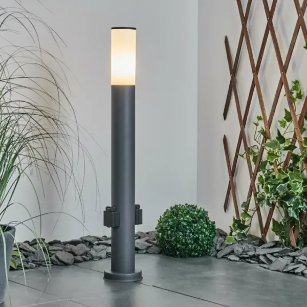 hofstein Borne lumineuse Caserta Anthracite, 1 lumière* Lampes Modernes