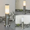 hofstein Borne lumineuse Caserta Nickel mat, Blanc, 1 lumière, Détecteur de mouvement* Lampes Modernes