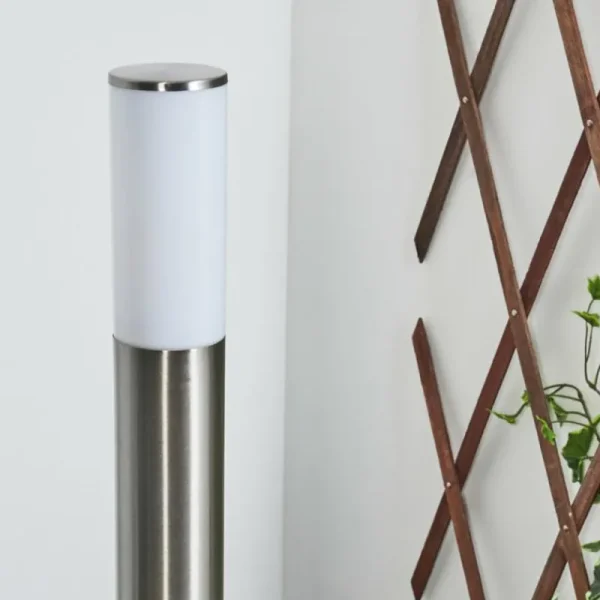 hofstein Borne lumineuse Caserta Nickel mat, 1 lumière* Lampes Modernes