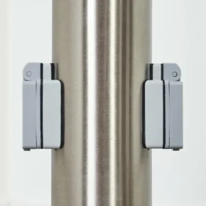 hofstein Borne lumineuse Caserta Nickel mat, 1 lumière* Lampes Modernes