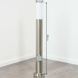 hofstein Borne lumineuse Caserta Nickel mat, 1 lumière* Lampes Modernes