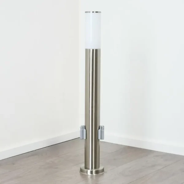 hofstein Borne lumineuse Caserta Nickel mat, 1 lumière* Lampes Modernes