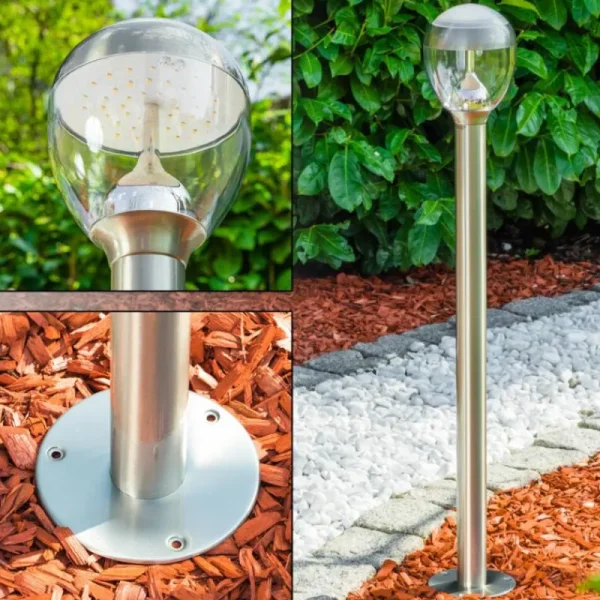 hofstein Borne lumineuse CORDOVA LED Acier inoxydable, 1 lumière* Lampes Modernes