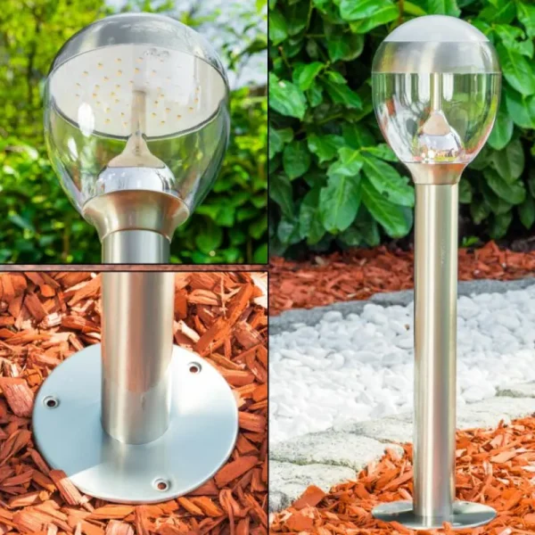 hofstein Borne lumineuse CORDOVA LED Acier inoxydable, 1 lumière* Lampes Modernes