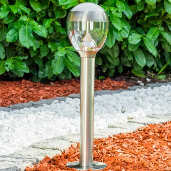 hofstein Borne lumineuse CORDOVA LED Acier inoxydable, 1 lumière* Lampes Modernes