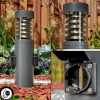 hofstein Borne lumineuse Dakar Anthracite, 1 lumière* Lampes Modernes