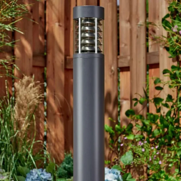 hofstein Borne lumineuse Dakar Anthracite, 1 lumière* Lampes Modernes
