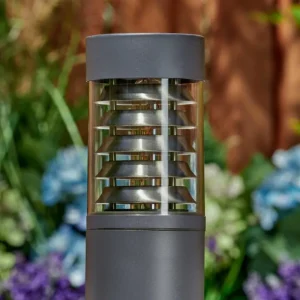 hofstein Borne lumineuse Dakar Anthracite, 1 lumière, Détecteur de mouvement* Lampes Modernes