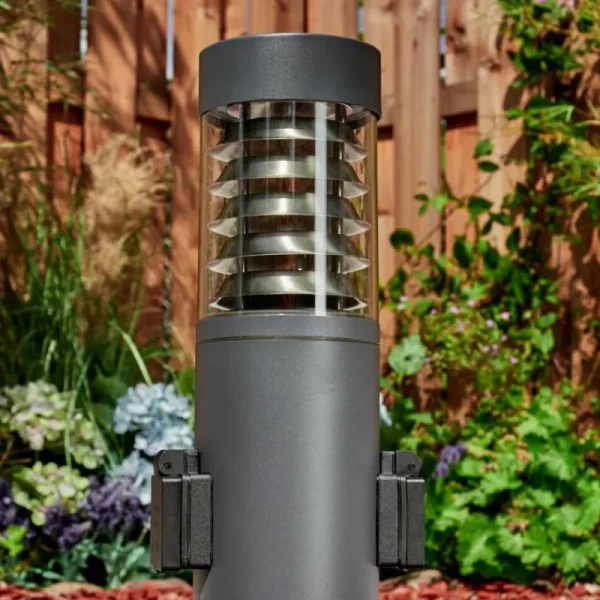 hofstein Borne lumineuse Dakar Anthracite, 1 lumière* Lampes Modernes