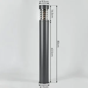 hofstein Borne lumineuse Dakar Anthracite, 1 lumière* Lampes Modernes