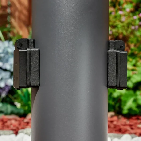hofstein Borne lumineuse Dakar Anthracite, 1 lumière* Lampes Modernes
