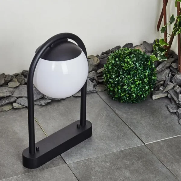 hofstein Borne lumineuse Festau Noir, 1 lumière* Lampes Modernes