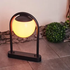 hofstein Borne lumineuse Festau Noir, 1 lumière* Lampes Modernes