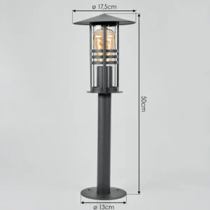 hofstein Borne lumineuse Fushun Anthracite, 1 lumière* Lampes Modernes