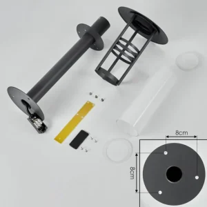 hofstein Borne lumineuse Fushun Anthracite, 1 lumière* Lampes Modernes