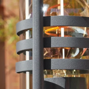 hofstein Borne lumineuse Fushun Anthracite, 1 lumière* Lampes Modernes