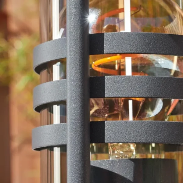 hofstein Borne lumineuse Fushun Anthracite, 1 lumière* Lampes Modernes