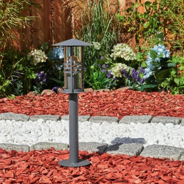 hofstein Borne lumineuse Fushun Anthracite, 1 lumière* Lampes Modernes