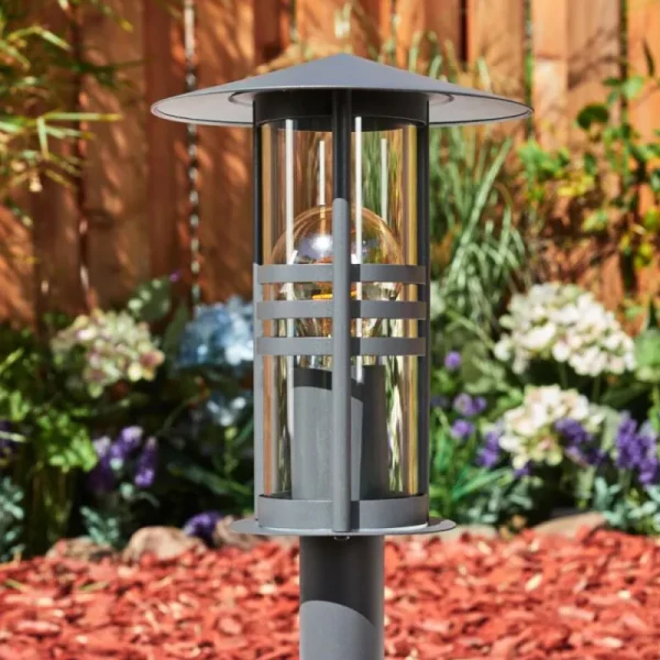 hofstein Borne lumineuse Fushun Anthracite, 1 lumière* Lampes Modernes