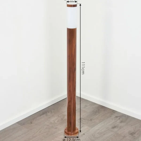 hofstein Borne lumineuse Gaborone Brun, Couleur bois, 1 lumière* Lampes Modernes