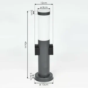 hofstein Borne lumineuse Gaborone Anthracite, 1 lumière* Lampes Modernes