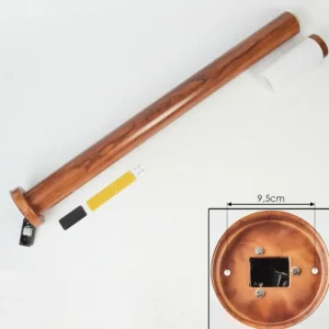 hofstein Borne lumineuse Gaborone Brun, Couleur bois, 1 lumière* Lampes Modernes