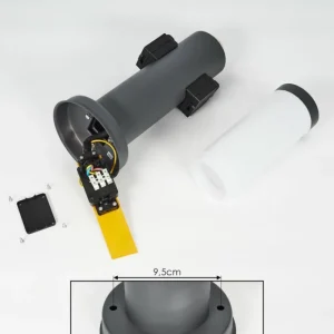 hofstein Borne lumineuse Gaborone Anthracite, 1 lumière* Lampes Modernes