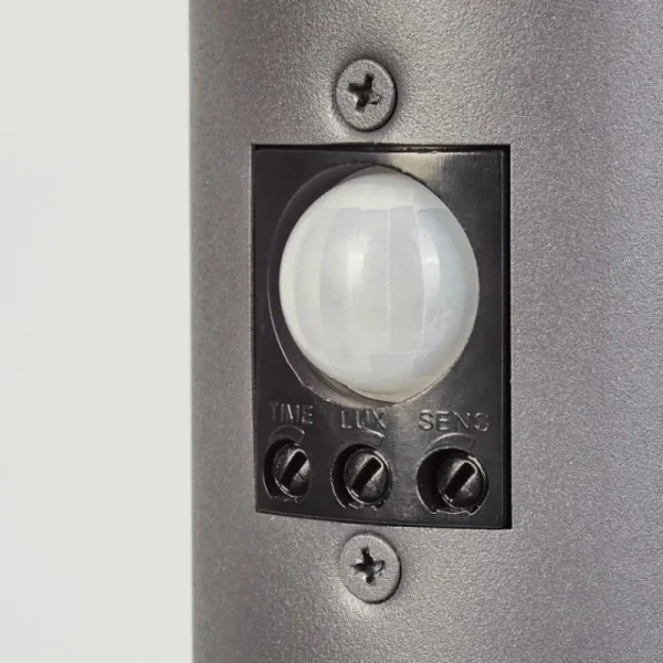 hofstein Borne lumineuse Gaborone Anthracite, 1 lumière, Détecteur de mouvement* Lampes Modernes