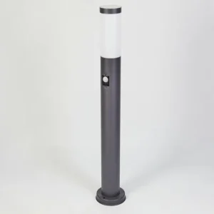 hofstein Borne lumineuse Gaborone Anthracite, 1 lumière, Détecteur de mouvement* Lampes Modernes