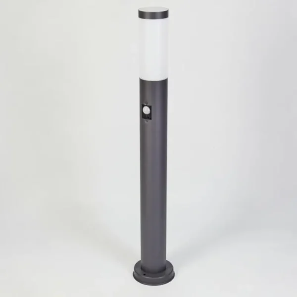 hofstein Borne lumineuse Gaborone Anthracite, 1 lumière, Détecteur de mouvement* Lampes Modernes