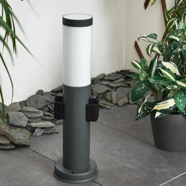 hofstein Borne lumineuse Gaborone Anthracite, 1 lumière* Lampes Modernes