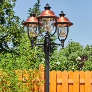 hofstein Borne lumineuse Gascon Noir, 3 lumières* Lampes Modernes