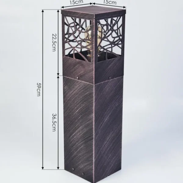 hofstein Borne lumineuse Geroboti Rouille, 1 lumière* Lampes Modernes