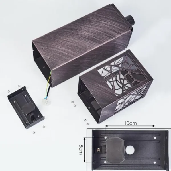 hofstein Borne lumineuse Geroboti Rouille, 1 lumière* Lampes Modernes