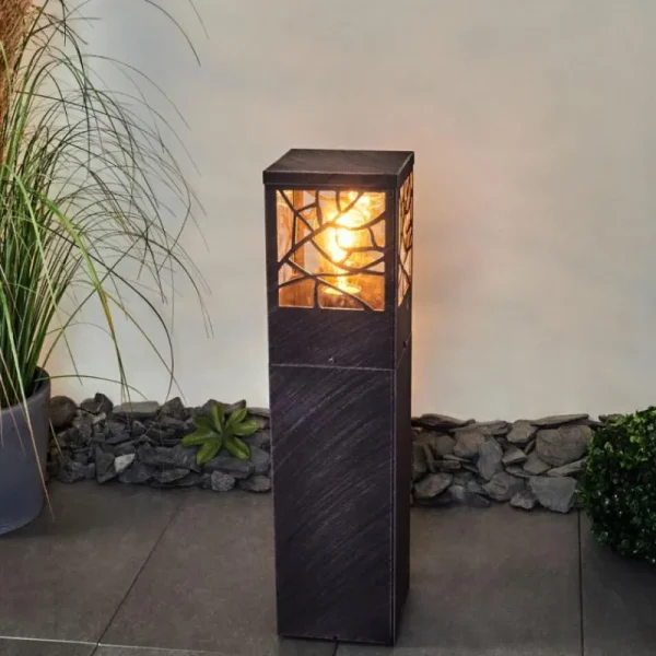 hofstein Borne lumineuse Geroboti Rouille, 1 lumière* Lampes Modernes