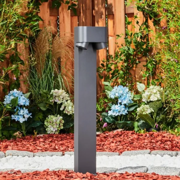 hofstein Borne lumineuse Guampacha Anthracite, 2 lumières* Lampes Modernes