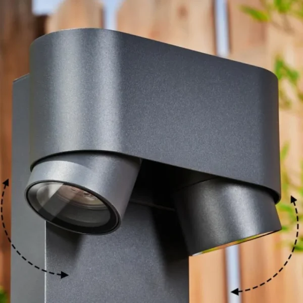 hofstein Borne lumineuse Guampacha Anthracite, 2 lumières* Lampes Modernes