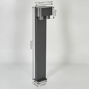 hofstein Borne lumineuse Guampacha Anthracite, 2 lumières* Lampes Modernes