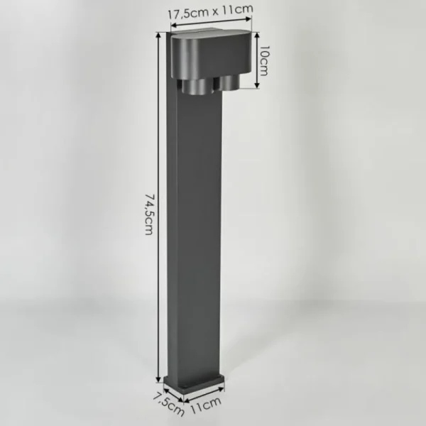hofstein Borne lumineuse Guampacha Anthracite, 2 lumières* Lampes Modernes