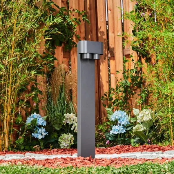 hofstein Borne lumineuse Guampacha Anthracite, 2 lumières* Lampes Modernes